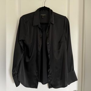 Banana Republic Factory Satin Button-Down Shirt